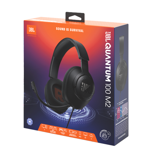 1200130015557 9 Auriculares Gamer JBL Quantum 100M2 Negros | Micrófono Desmontable | Sonido JBL QuantumSOUND | Compatibles PC, PS5, Xbox y Switch - Imagen 9