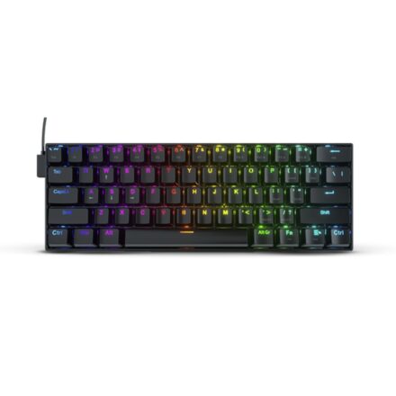 Teclado Gamer | Redragon Dragonborn K630RGB-SP | Negro | Mecánico | Compacto 60% | Switch Red | RGB Teclado Gamer | Redragon Dragonborn K630RGB-SP | Negro | Mecánico | Compacto 60% | Switch Red | RGB