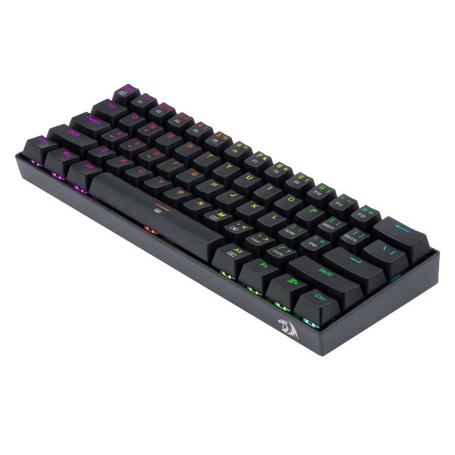 6950376713117 4 Teclado Gamer | Redragon Dragonborn K630RGB-SP | Negro | Mecánico | Compacto 60% | Switch Red | RGB - Imagen 4