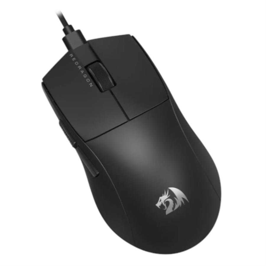 6950376721983 3 Mouse Gamer | Redragon King 1K M724 | Cableado USB | 12.400 DPI | 42 g Ultraligero | Negro - Imagen 3