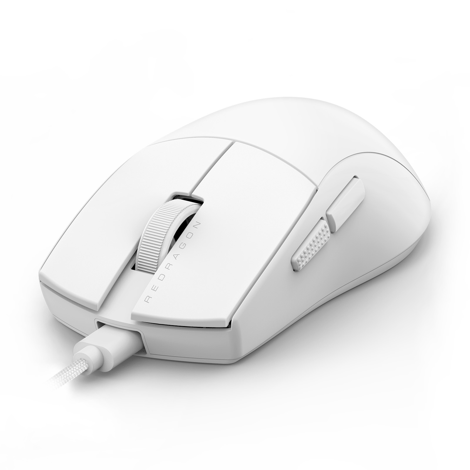 6950376721990 2 Mouse Gamer | Redragon King 1K M724W Blanco | Cable USB | Hasta 12 400 DPI | 42 g Ultraligero - Imagen 2