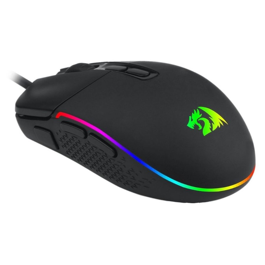 6950376783325 2 Mouse Gamer | Redragon Invader M719‑RGB | USB | 10 000 DPI | RGB | 7 Botones Programables | Sensor Óptico - Imagen 2