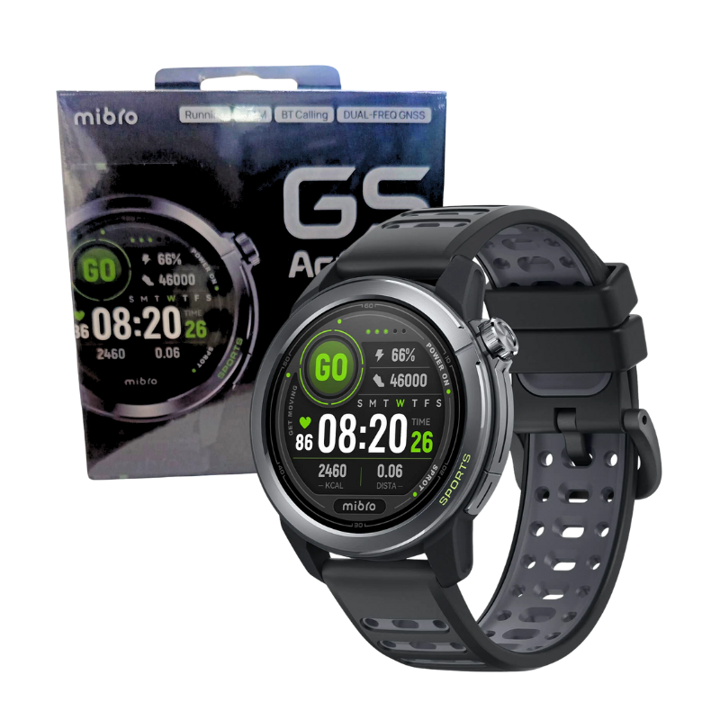 6976367680954 5 Smartwatch | Mibro GS Active 2 Gris | Pantalla AMOLED 1.32″ | GPS Monofrecuencia | 5 ATM | Hasta 20 días de batería - Imagen 4