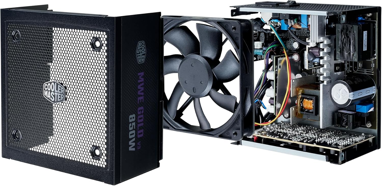 81H9faJ66IL._AC_SL1500_ Fuente Gamer | Cooler Master MWE Gold 850W | 80 Plus Gold | MPX-8503-AFAG-2EBAR - Imagen 4