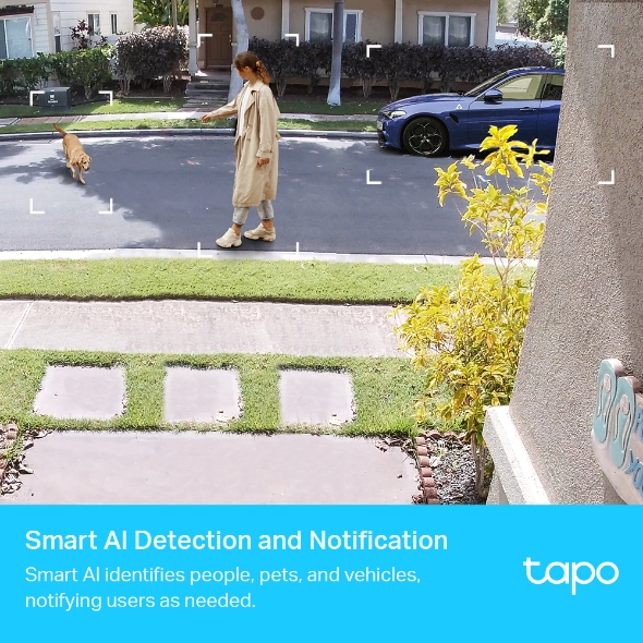 Tapo-C400S2_US_1.0_overview_05_normal_20220830081806f Cámara IP WiFi TP-Link Tapo C420S2 | Kit 2 Cámaras + Hub | 2K QHD - Imagen 4