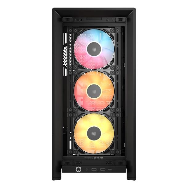 gabinete-corsair-frame-4000d-rs-3fan-argb-tg-black-cc9011296ww-2 Gabinete | Corsair | 4000D RS | Mid-Tower | TG | Fan x3 | Black | CC-9011312-WW - Imagen 3