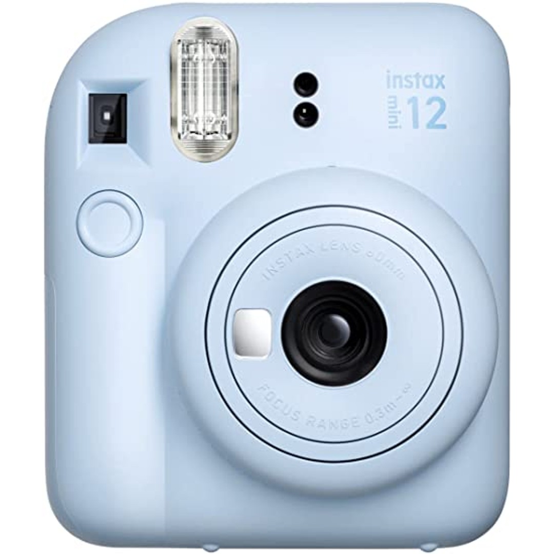 instax-mini12-azul-pastel-1 Camara Fujifilm Instax Mini 12 | Azul Pastel | Selfie | Exposición automática