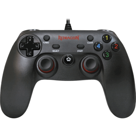 Joystick | Redragon Saturn G807 | Gamepad Cableado USB | Vibration Feedback | Xinput/DirectInput | PC/PS3