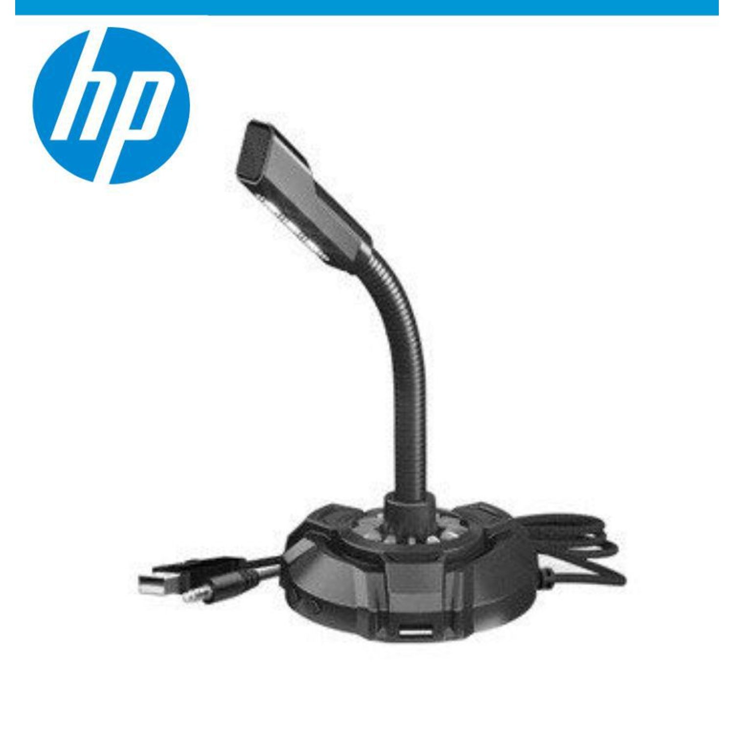 w=1500,h=1500,fit=pad Micrófono de Escritorio | HP | DHP-1100C | con Luz LED y Conexión USB