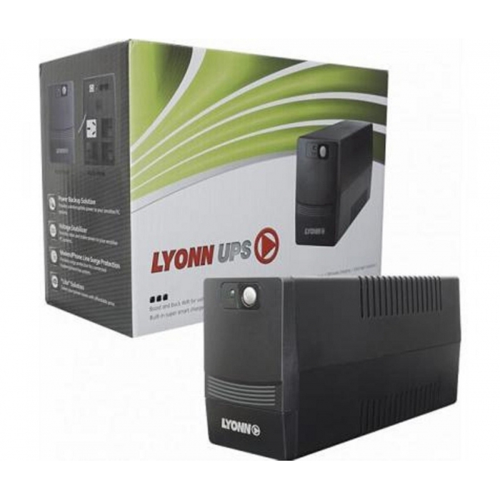 00000000004105860001003280410586---410130--2- UPS Lyonn CTB-800V | 800VA / 480W | Respaldo Automático 220-240V 50Hz | Protección para PC y Equipos Electrónicos - Imagen 2