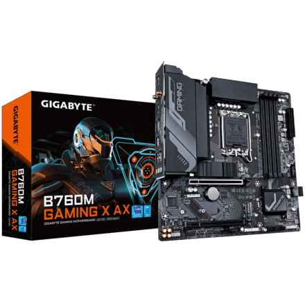 Motherboard Gigabyte B760M G AX | LGA1700 | Intel B760 | DDR5 | WiFi 6 AX Motherboard Gigabyte B760M G AX | LGA1700 | Intel B760 | DDR5 | WiFi 6 AX