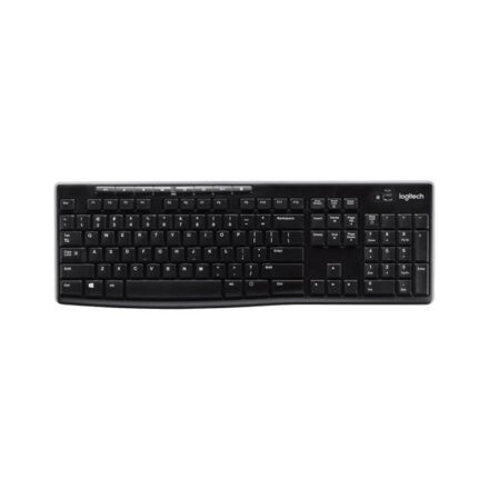 Teclado Inalámbrico | Logitech K270 Wireless Keyboard Negro/Gris – Receptor 2.4 GHz | 920-004426