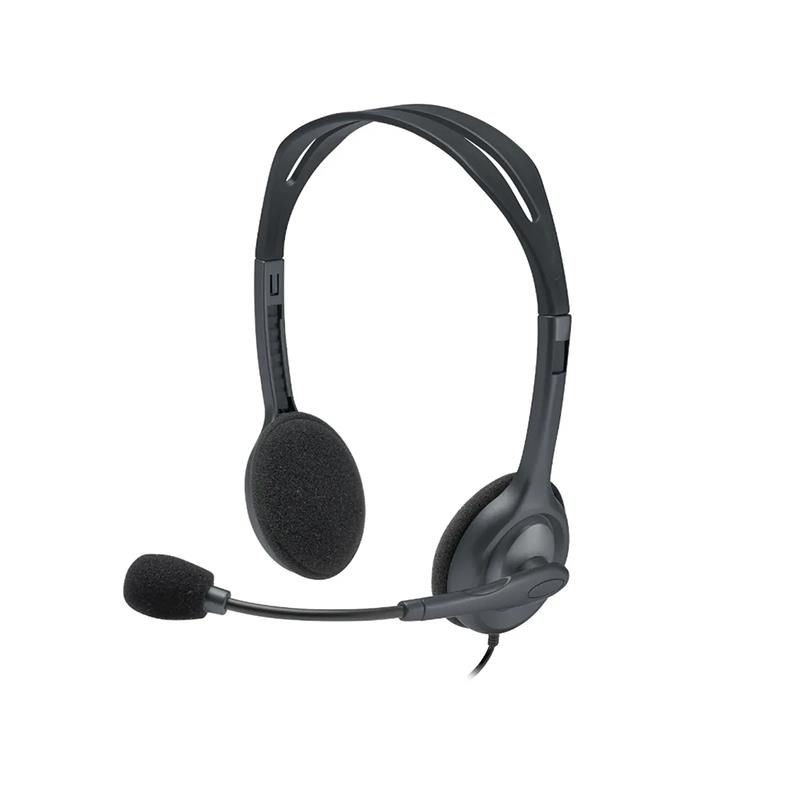 097855114976 1 Auriculares Logitech H111 | Negro | Jack 3.5 mm | Micrófono Rotativo | 981-000612