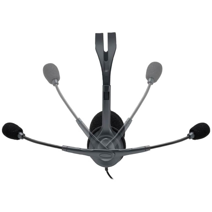 097855114976 3 Auriculares Logitech H111 | Negro | Jack 3.5 mm | Micrófono Rotativo | 981-000612 - Imagen 3