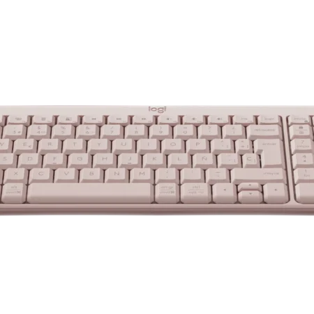 Teclado Inalámbrico | Logitech K250 Wireless Keyboard Rosa | Bluetooth LE / 2.4 GHz | Layout Español | Compacto