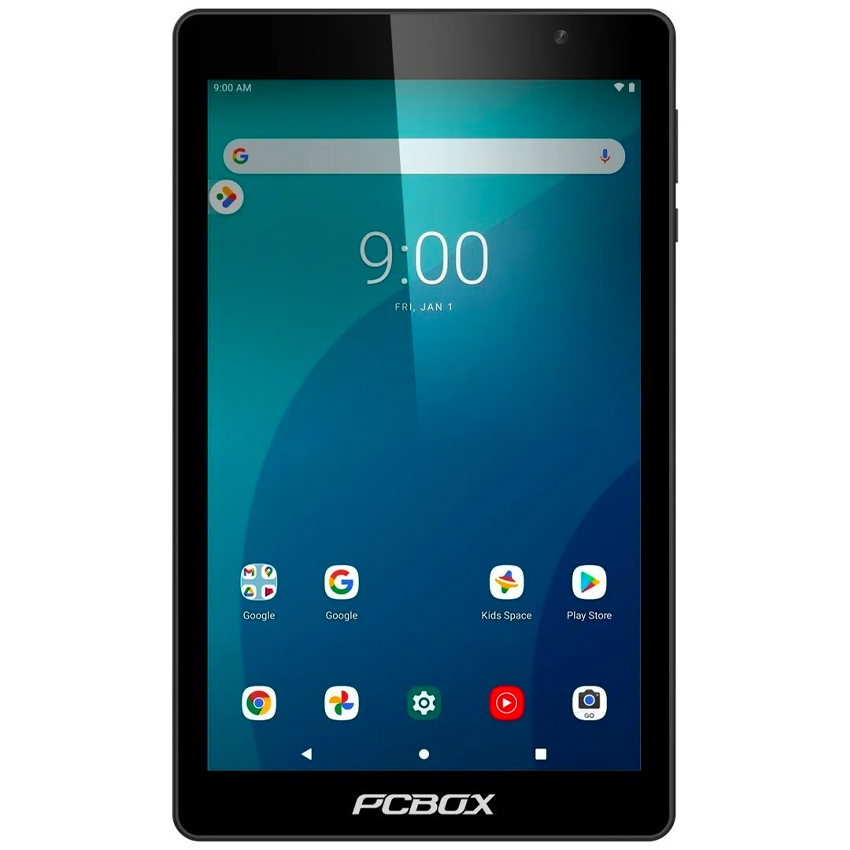 1 (1) Tablet PCBOX PCB-T801 8" | 2GB RAM | 32GB Almacenamiento | Android | Wi-Fi | Cámara Doble | Color Negro