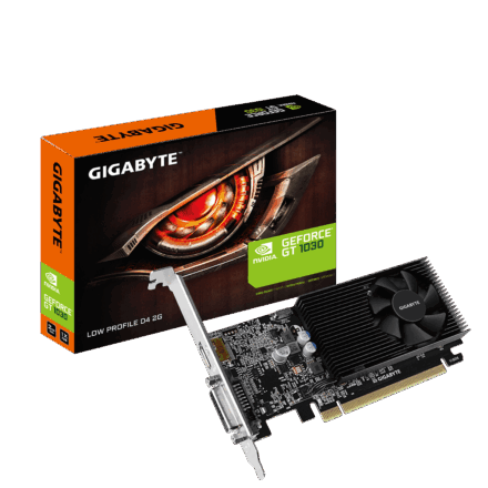 Placa De Video Gigabyte GeForce GT 1030 2GB Low Profile | DDR4 | GV-N1030D4-2GL Placa De Video Gigabyte GeForce GT 1030 2GB Low Profile | DDR4 | GV-N1030D4-2GL