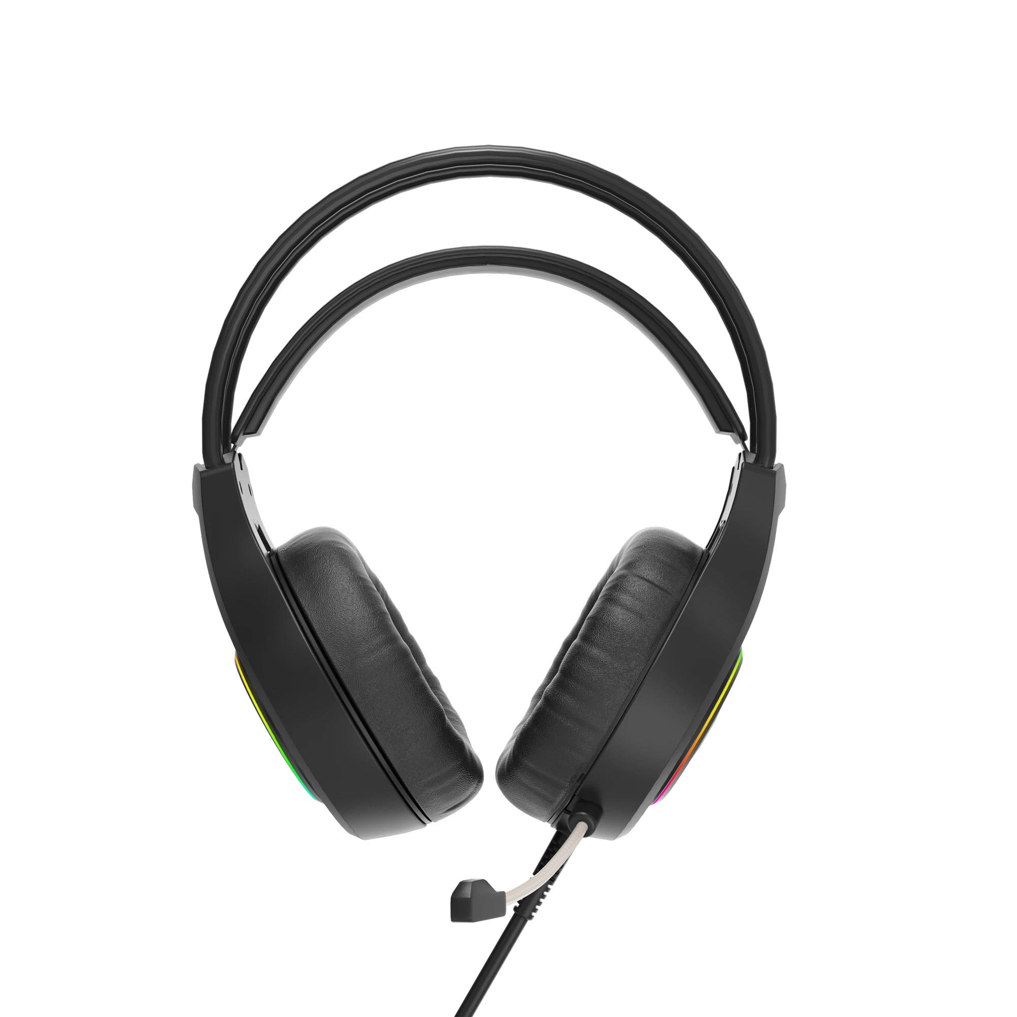 6932391930267 2 Auriculares Gamer | Marvo HG8921 Tactic 30 | USB | RGB | 50 mm | Micrófono Omnidireccional | Negros - Imagen 2