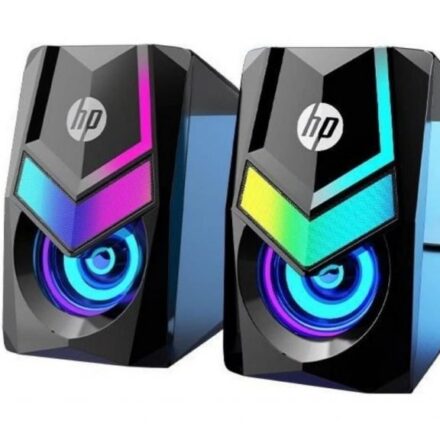 Parlantes Multimedia HP DHE-6000 RGB | 2.0 Jack 3.5mm para PC y Notebook Parlantes Multimedia HP DHE-6000 RGB | 2.0 Jack 3.5mm para PC y Notebook