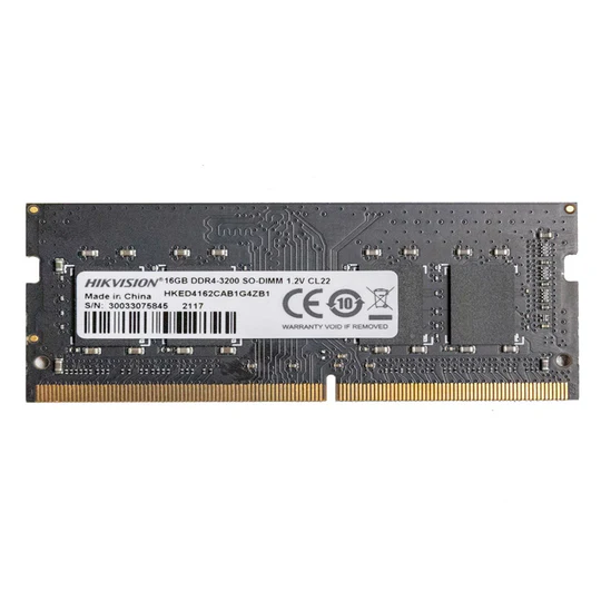 HKED4162CAB1G4ZB1_1_540x Memoria RAM Hikvision 16GB DDR4 3200MHz SODIMM | para Notebook | Alto Rendimiento y Velocidad - HKED4162CAB1G4ZB1 - Imagen 2
