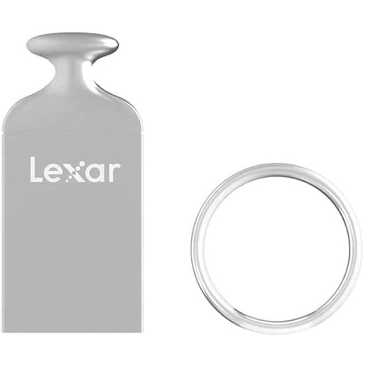 Lexar PenDrive 64Gb M22 JumpDrive USB 2 0 Pendrive Lexar JumpDrive M22 64GB | USB 2.0 | Plata LXALJDM022064G-BNJNG - Imagen 3