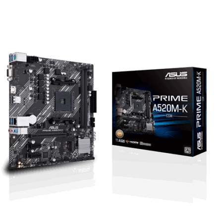 Motherboard Asus Prime A520M-K/CSM Socket AM4 A520 mATX DDR4 Ryzen Motherboard Asus Prime A520M-K/CSM Socket AM4 A520 mATX DDR4 Ryzen