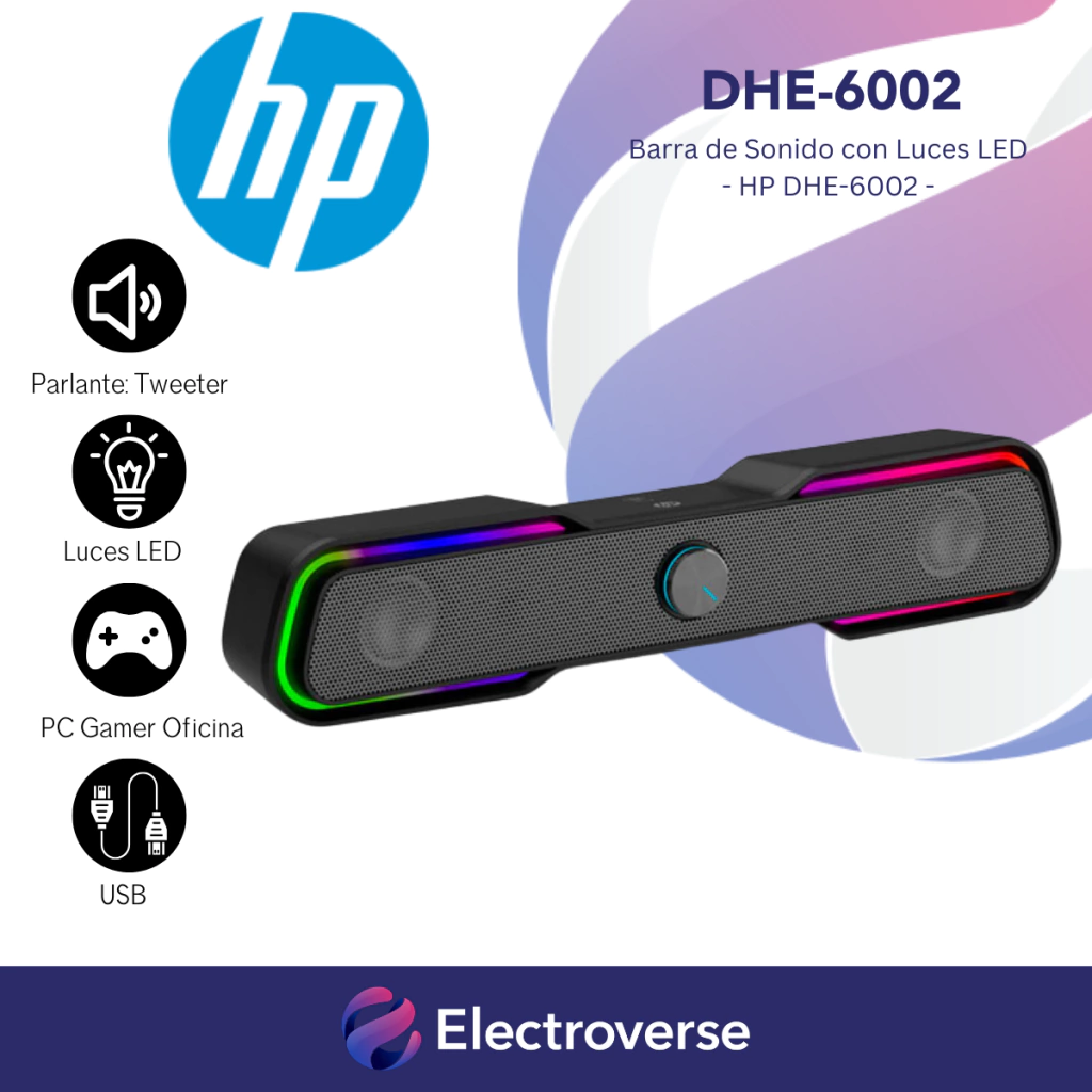 dhe-6002-detalle-a826ef378817db836516975556206934-1024-1024 Parlantes Multimedia HP DHE-6002 | Barra de Sonido RGB USB 1.2m para PC y Notebook - Imagen 3