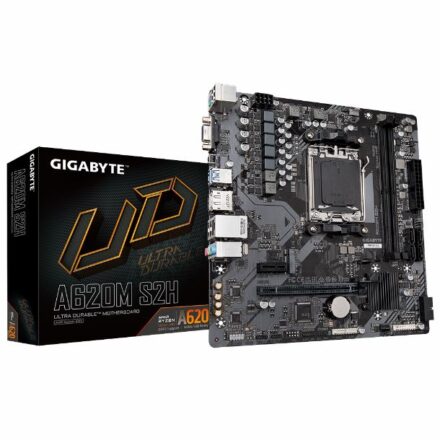 Motherboard Gigabyte A620M S2H | AM5 | A620 | mATX | DDR5 | Para Ryzen Motherboard Gigabyte A620M S2H | AM5 | A620 | mATX | DDR5 | Para Ryzen