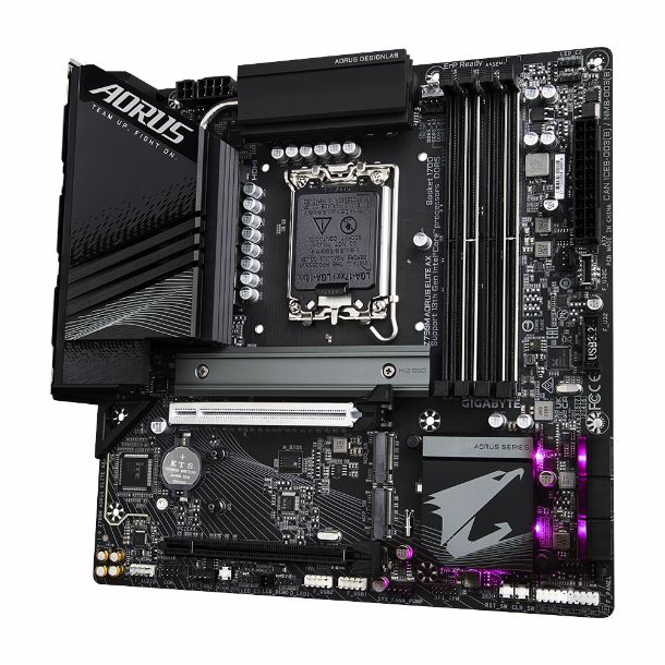 mother-gigabyte-z790m-aorus-elite-ax-ddr5-s1700-2 Motherboard Gigabyte Z790M AORUS ELITE AX | LGA1700 | DDR5 | PCIe 5.0 | WiFi 6E - Imagen 3