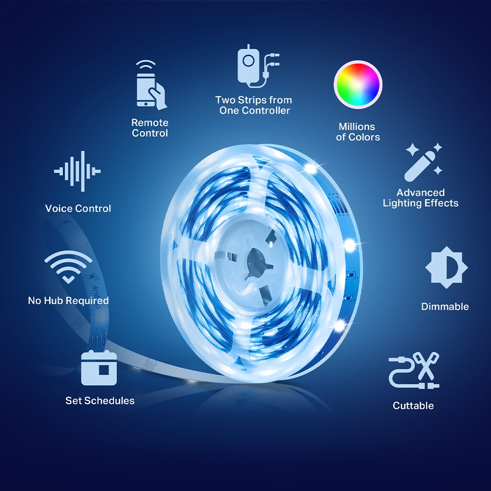 02_Tapo-L900-10_large_20220120014729h Tira LED Smart TP-Link Tapo L900-10 | WiFi | 10m RGB | Alexa/Google | App - Imagen 3