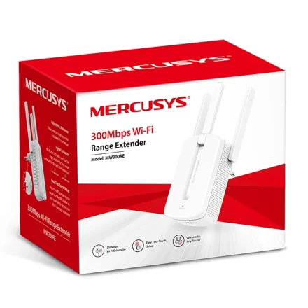 Extensor de Rango WiFi Mercusys MW300RE | N300 300Mbps | 3 Antenas | WPS Extensor de Rango WiFi Mercusys MW300RE | N300 300Mbps | 3 Antenas | WPS