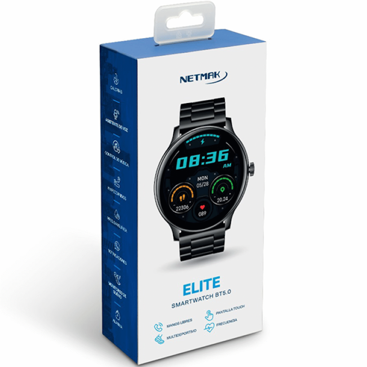 10964_4_1737963306 Reloj Smartwatch Netmak Elite | BT 5.0 | Llamadas y Notificaciones | NM-ELITE - Imagen 4