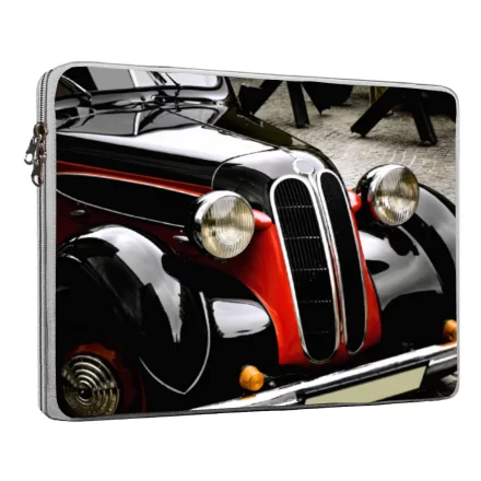 Funda para Notebook CDTEK 15.6” Estampado Auto Antiguo | Neoprene | Doble Cierre
