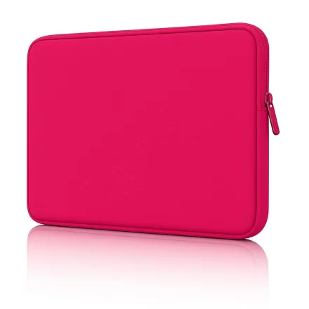 Funda para Notebook CDTEK 15,6” Fucsia | Neoprene Protectora | Doble Cierre