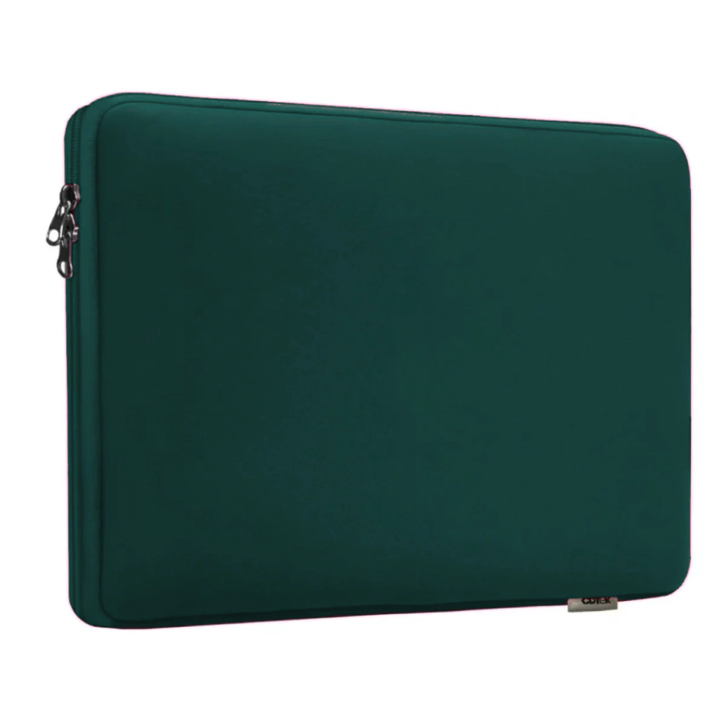 15-verdeb1-ba91818e5f7a13468916873617633933-1024-1024 (1) Funda para Notebook CDTEK 15.6” Verde | Neoprene Protectora | Doble Cierre - Imagen 4