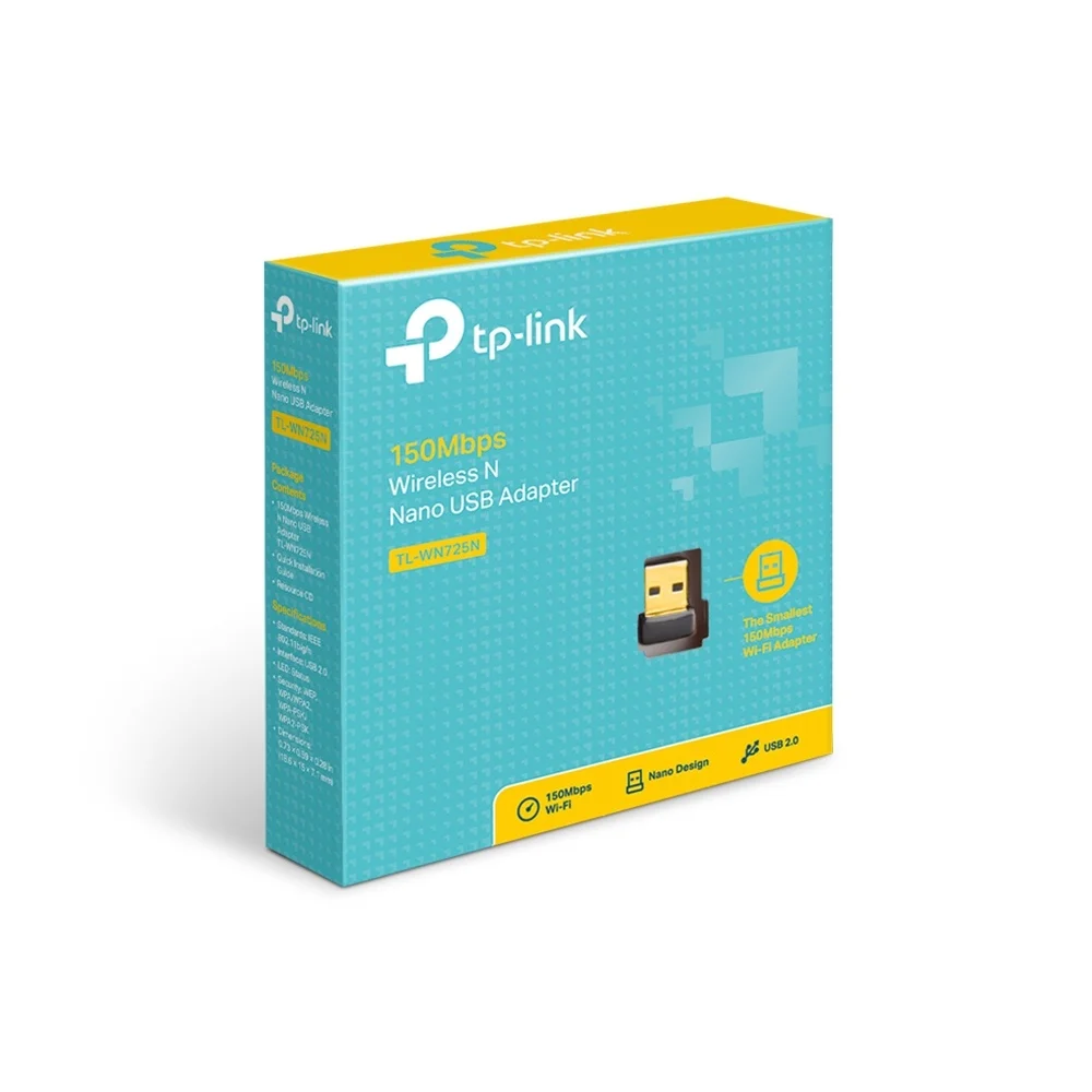 COMEROS-TP-LINK-TL-WN725N-4 Adaptador WiFi TP-Link TL-WN725N | USB Nano N150 150Mbps | WPS | SoftAP
