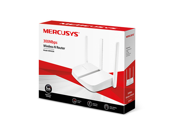 MW305R_UN_2.020190104100906 Router WiFi Mercusys MW305R | N300 300Mbps | 3 Antenas 5dBi | 4 Puertos