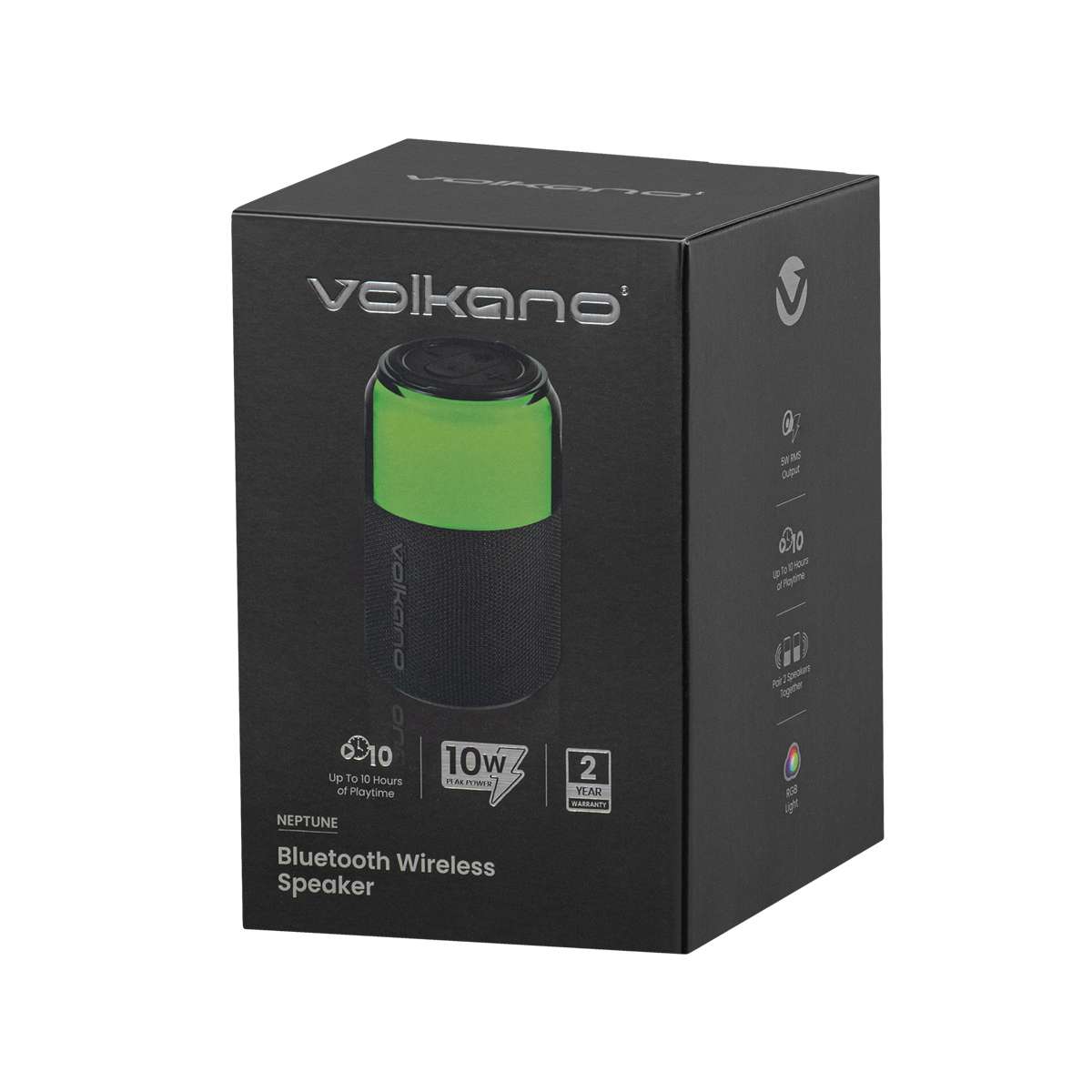 VK-3004-BK-7 Parlante Bluetooth Portátil Volkano Neptune 10W Negro | VK-3004-BK - Imagen 7