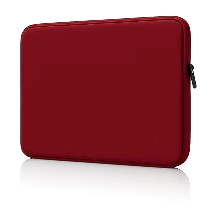 Funda para Notebook CDTEK 15.6″ Bordo | Neoprene Protectora | Cierre Doble Seguro