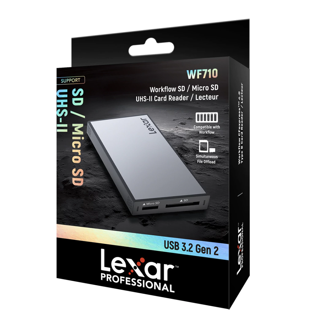 reader_rb_710-copia-4b733b7972fa5a55a717550241233382-1024-1024 Lector Lexar Professional Workflow WF710 SD/microSD UHS-II | Módulo para Workflow | Transferencias Rápidas