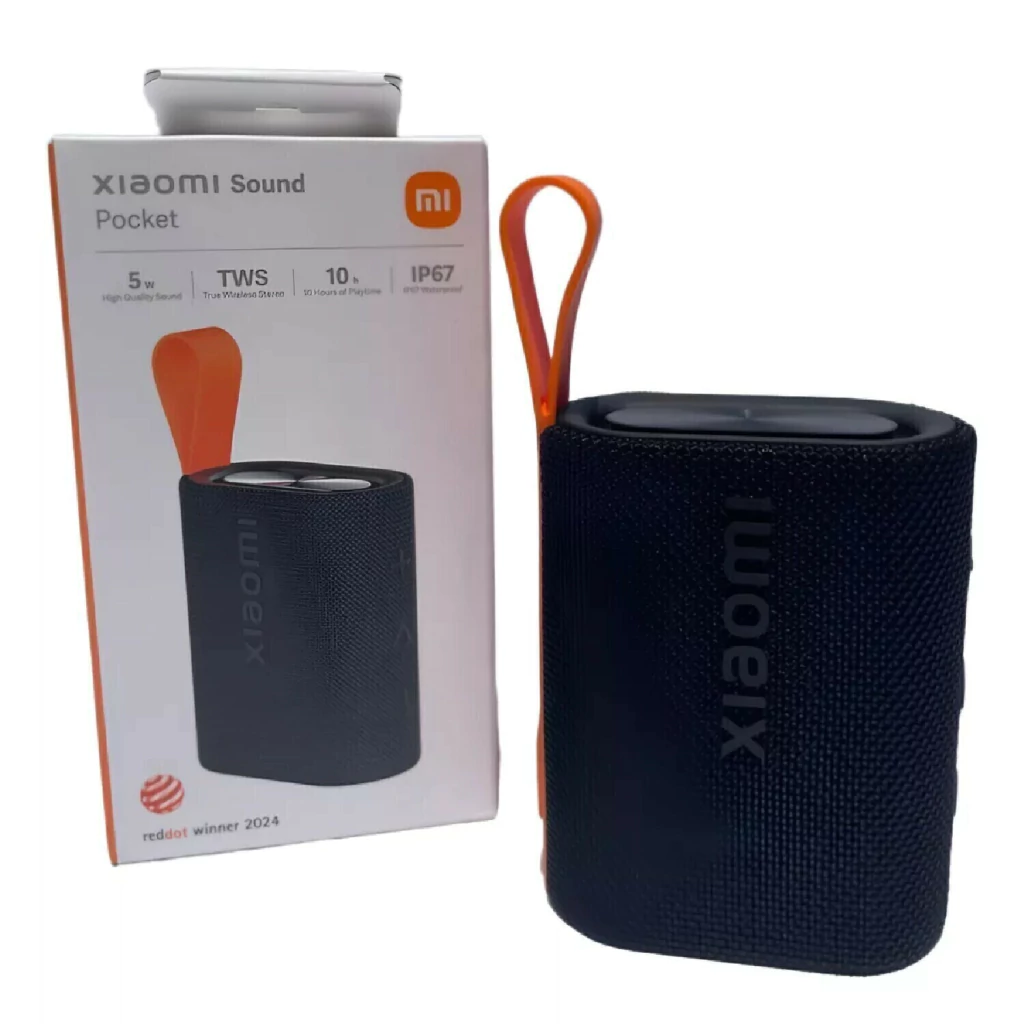 tf687t9y8oihjvuyg798oiukj-68b64e8216588a160317320684456902-1024-1024 Parlante Bluetooth Xiaomi Sound Pocket 5W Negro | IP67 | Bluetooth 5.4 | TWS | QBH4269GL