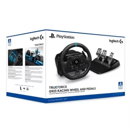 Volante Logitech G923 TRUEFORCE + Pedalera PS5/PS4/PC | 941-000148