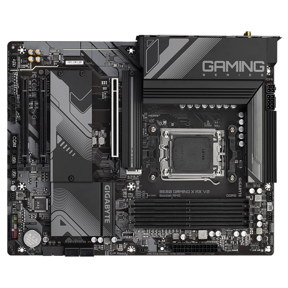 1756215495_4 Motherboard Gigabyte B650 Gaming X AX V2 | AM5 | DDR5 | Wi-Fi 6E | ATX - Imagen 4