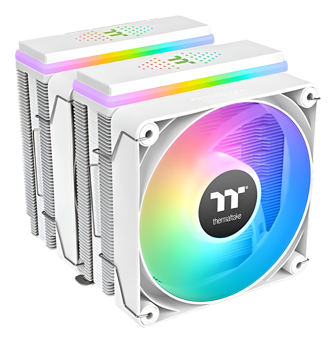 740508-MLA96069446480_102025-F Cooler CPU Thermaltake Astria 600 ARGB Blanco | 265W | LGA1700/AM5