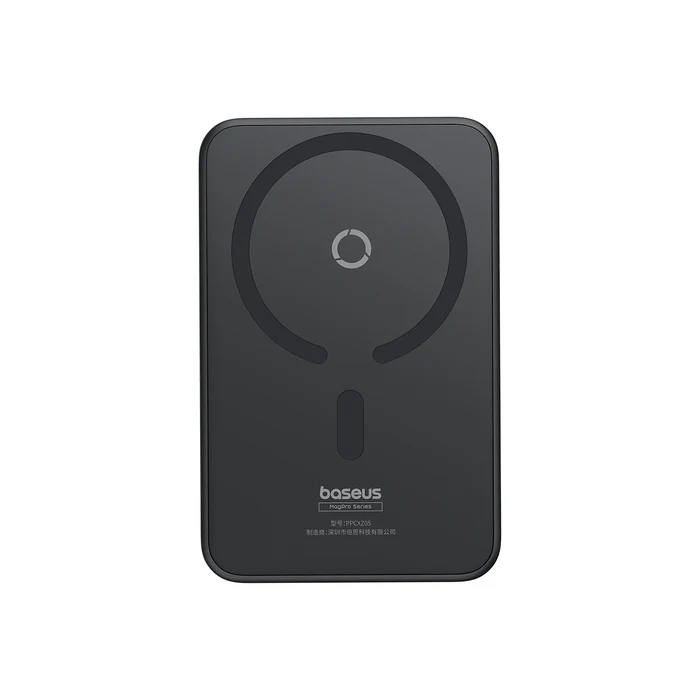 Baseus_MagPro_Magnetic_Power_Bank_20W_5000mAh_Black_02_700x PowerBank Baseus MagPro Magnetic 5000mAh 20W Cosmic Black | Inalámbrico + Soporte | USB-C - Imagen 2