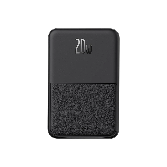 Baseus_MagPro_Magnetic_Power_Bank_20W_5000mAh_Black_03_700x PowerBank Baseus MagPro Magnetic 5000mAh 20W Cosmic Black | Inalámbrico + Soporte | USB-C - Imagen 3
