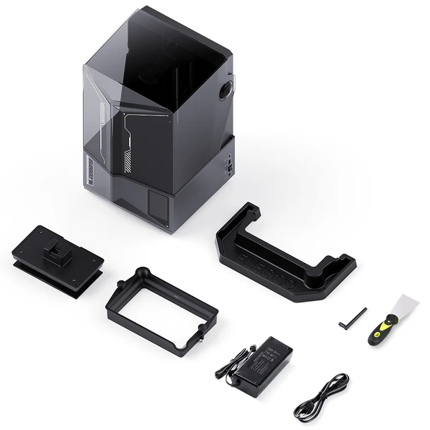 Saturn-4-Ultra-with-parts_610x610_crop_center Impresora 3D de Resina ELEGOO Saturn 4 Ultra 16K 10" Wi-Fi MSLA | Alta Velocidad + Auto Leveling - Imagen 6