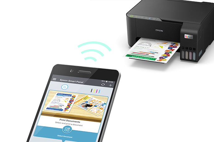 EcoTank-L3250-690x460-5 Impresora Multifuncional Epson EcoTank L3250 WiFi | Sistema Continuo | C11CJ21303 - Imagen 5