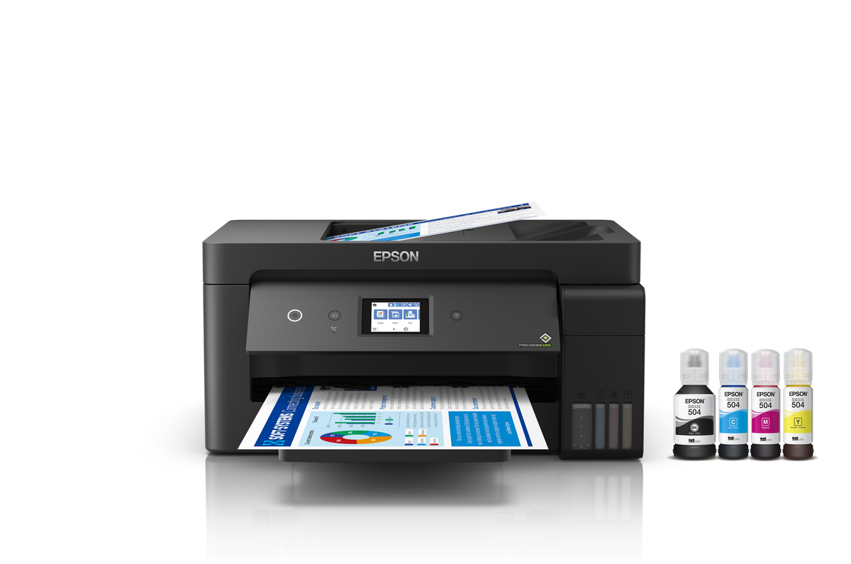 Foto - Frente - L14150 Impresora Multifunción Epson EcoTank L14150 A3+ WiFi USB Ethernet | Dúplex + ADF + Fax | C11CH96303