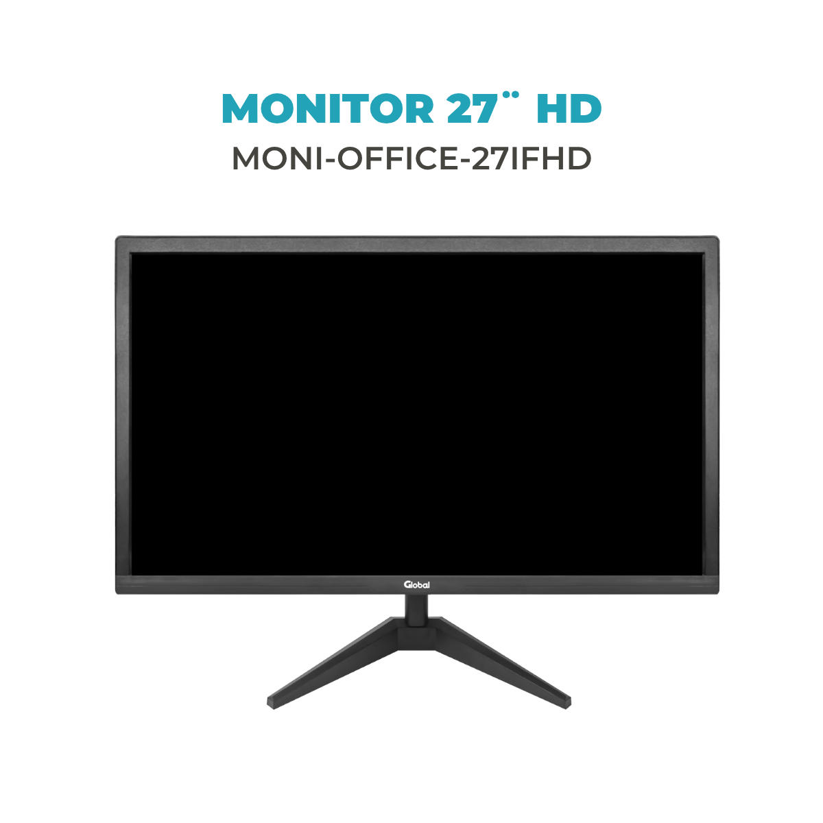 2-29-1 Monitor Global 27" Full HD HDMI 60Hz para Oficina y Trabajo - Imagen 2